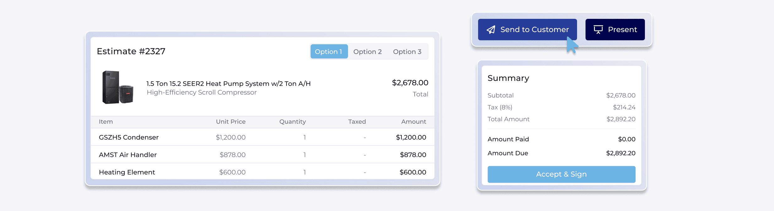 FieldPulse Estimates and Invoices