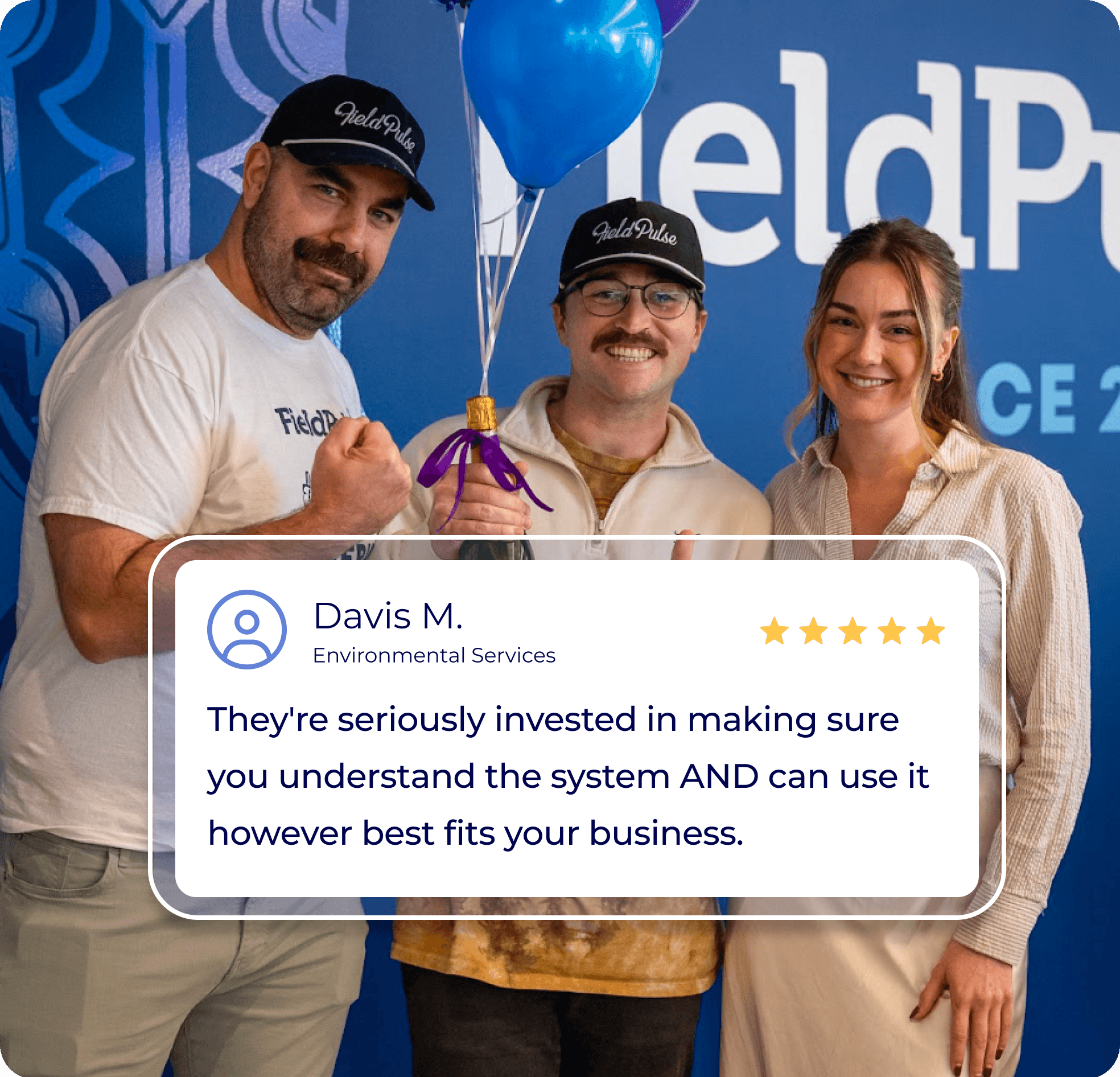 FieldPulse has the best support across the field service management business.