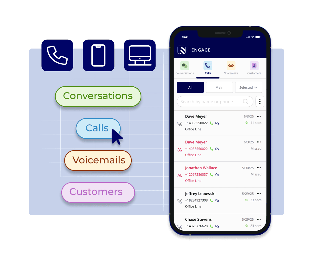 Engage Mobile Dashboard