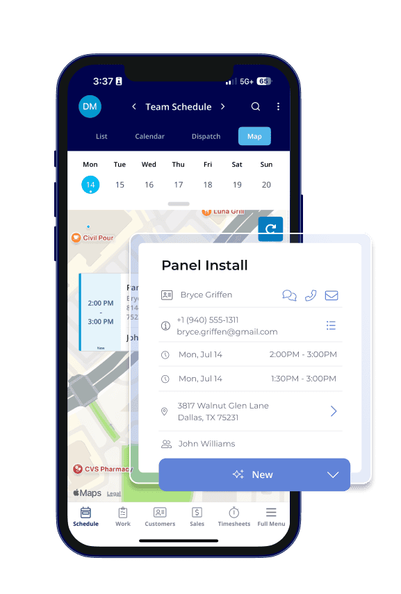FieldPulse mobile app