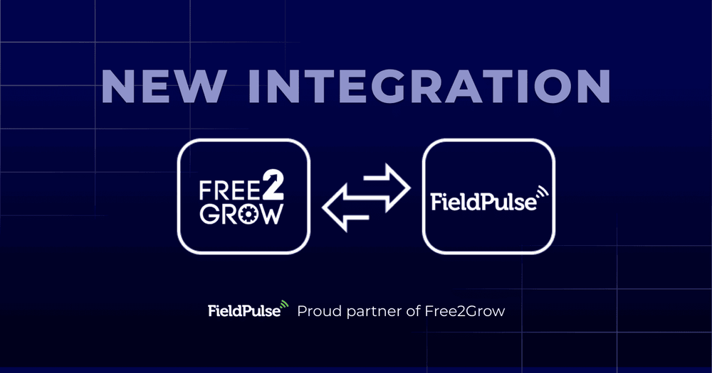 Announcement of FieldPulse's partnership with Free2Grow to support business expansion.
